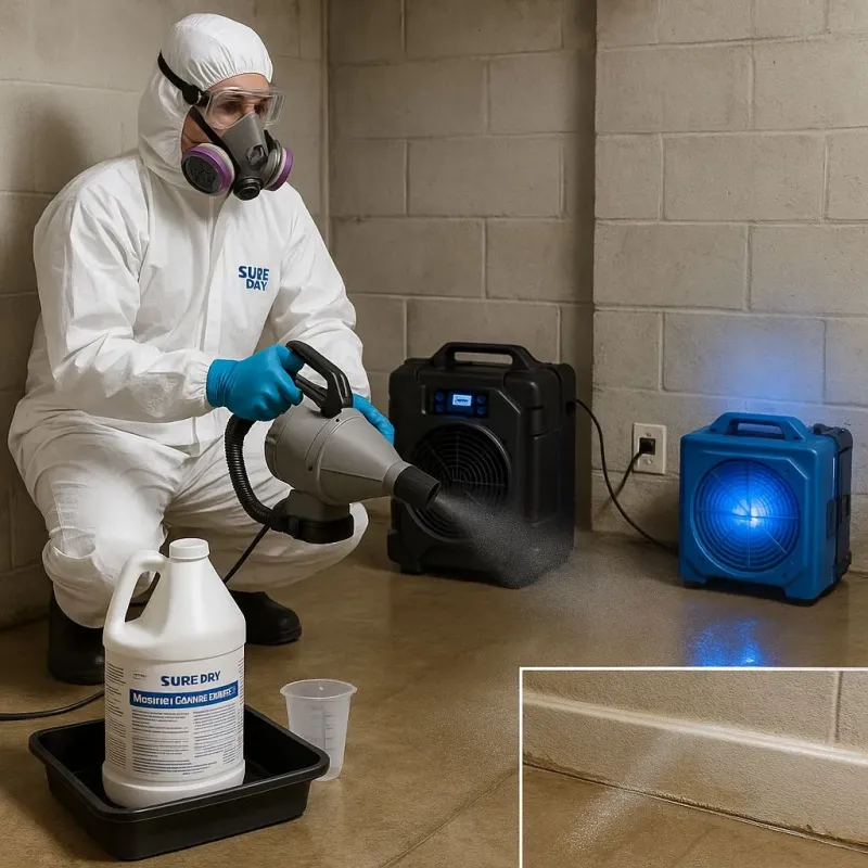 Sanitization and Odor Removal process in Albany, IN
