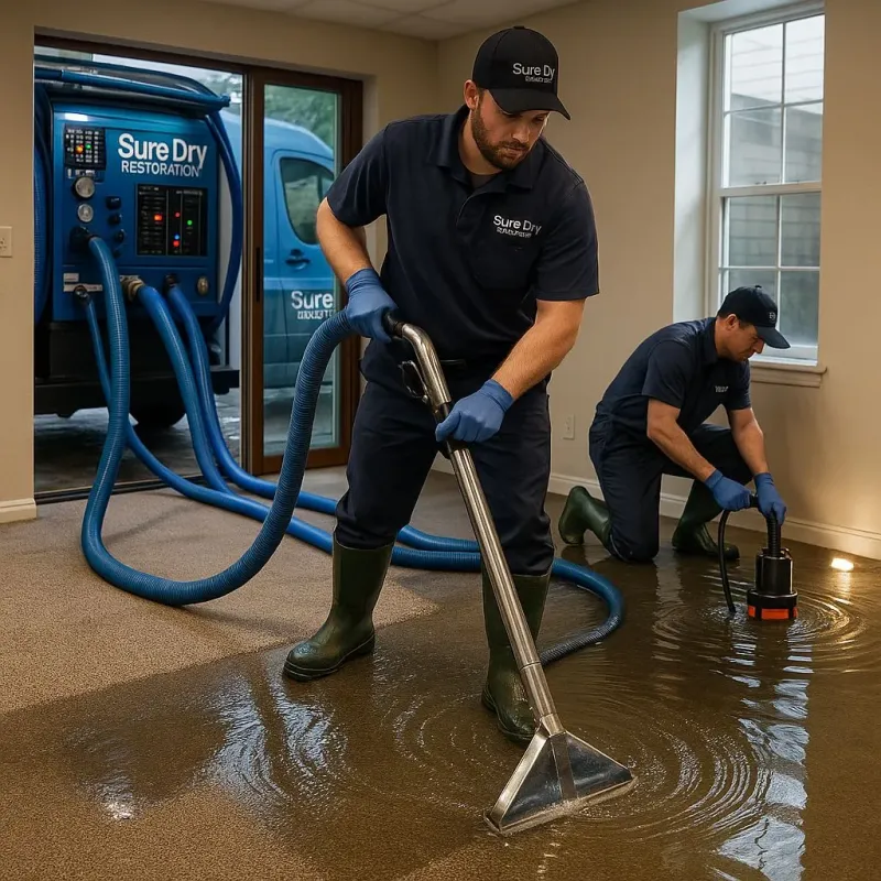 Water Extraction and Removal process in Albany, IN